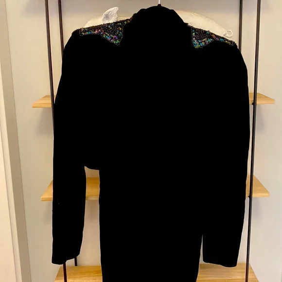 By night VINTAGE two piece jacket and dress. - Picture 7 of 8